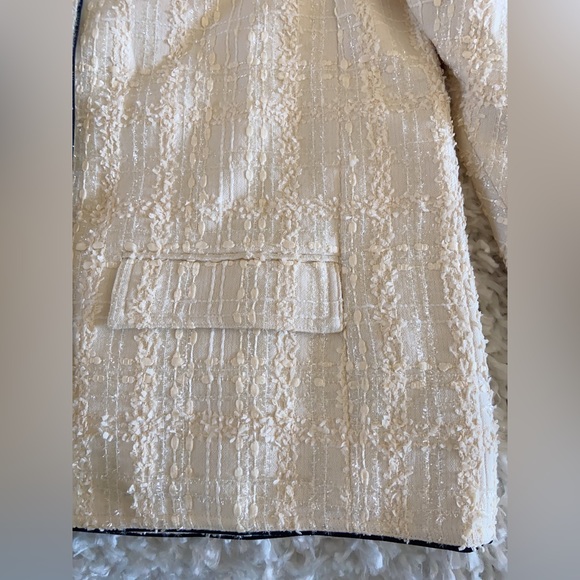 NWT Tory Burch Plaid Tweed Jacket Blazer Size 4 - Picture 10 of 12